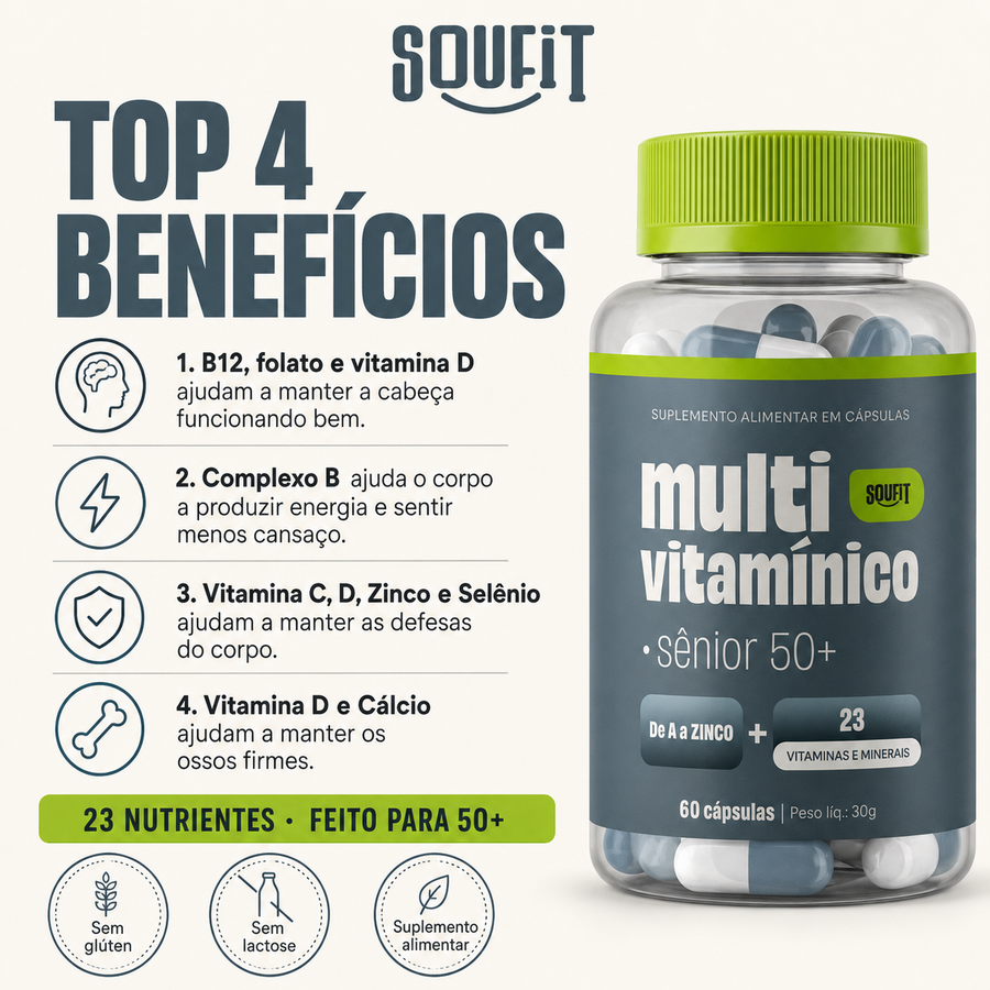Multivitamínico Sênior 50+