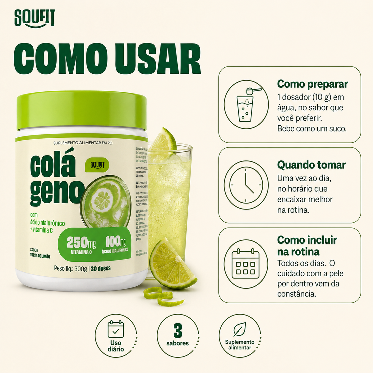 Colágeno + Ácido Hialurônico